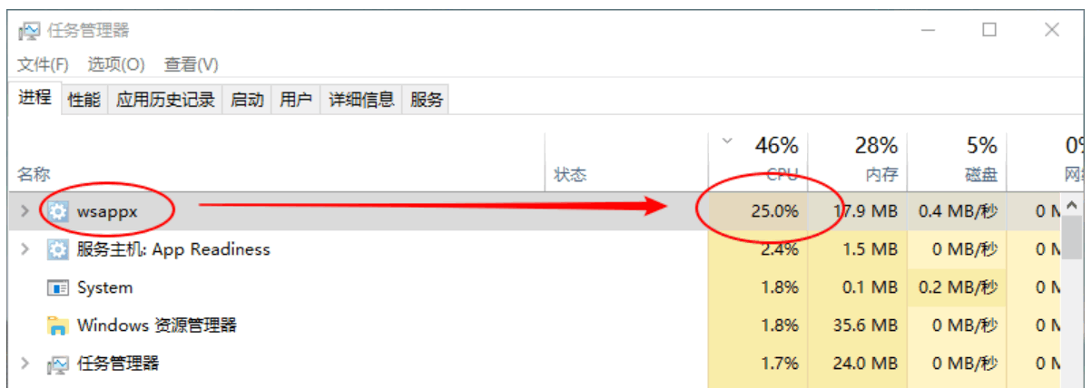 解决 win10/win11 Wsappx 进程卡死计算机的问题 解决 win10/win11 Wsappx 进程卡死计算机的问题